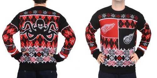 Detroit Red Wings Men's NHL Ugly Sweater-2 - Click Image to Close